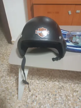 Casco Harley Davidson Negro. No homologado