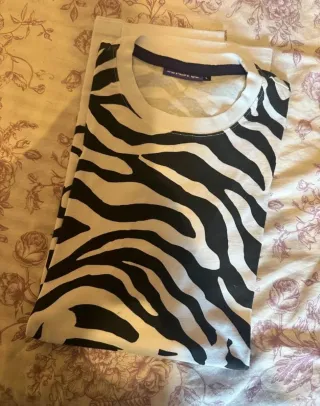 T-shirt Octopus Uomo Fantasia Zebra Taglia L