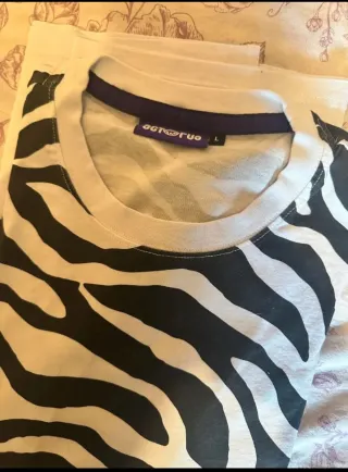 T-shirt Octopus Uomo Fantasia Zebra Taglia L