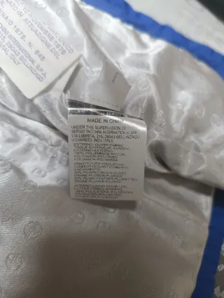 Gilet imbottito Sergio Tacchini uomo blu