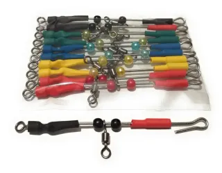 10 plomos de pesca surfcasting, grapas, urfes.