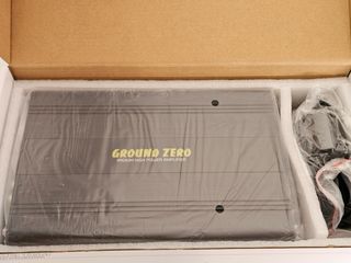 Amplificador Ground Zero 4 canais Novo na Caixa