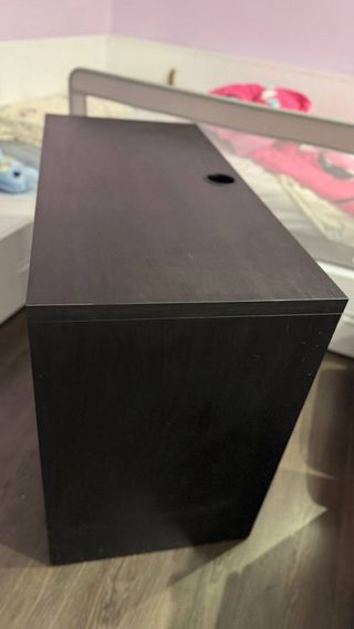 Escritorio Ikea Micke Negro/Marrón
