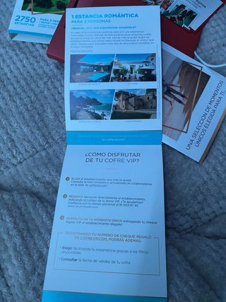 Cofre VIP 2 Días Románticos para 2 personas