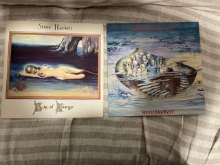 Lote 2 Vinilos Steve Hackett (Genesis)