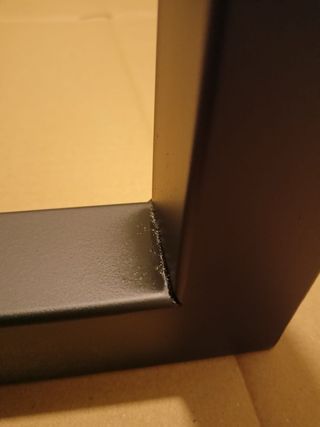 Mesa alta comedor madera y metal