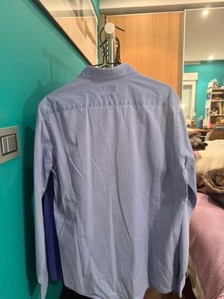 Camisa azul Massimo Dutti