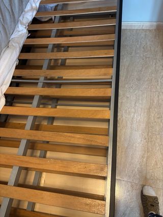 Cama nido gris con cajones