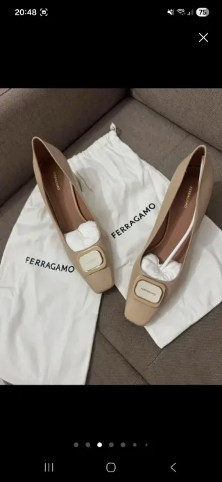 Zapatos Ferragamo Negros Talla 39