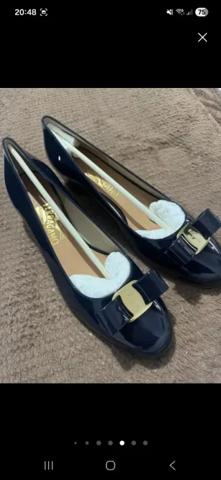 Zapatos Ferragamo Negros Talla 39