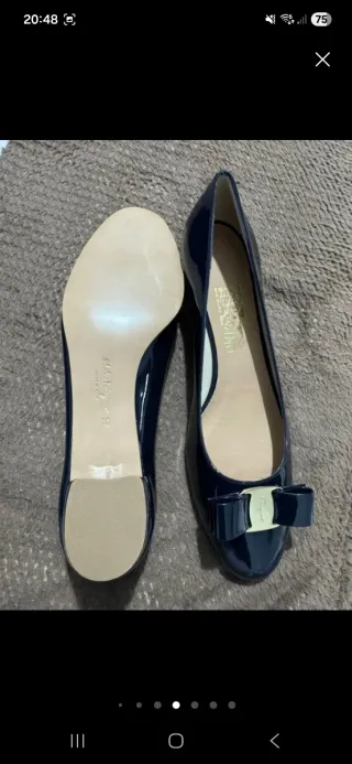 Zapatos Ferragamo Negros Talla 39