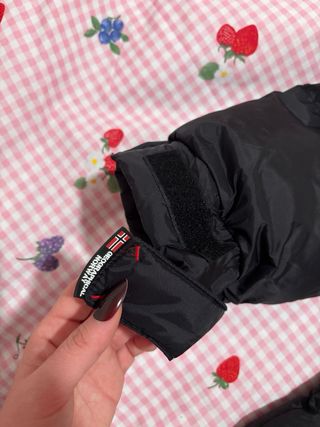 Abrigo Geographical Norway Negro Mujer