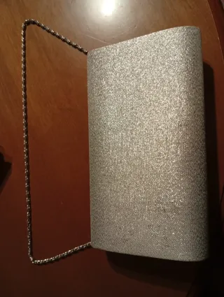 Bolso de fiesta plateado