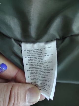 Parka bambino verde taglia 146