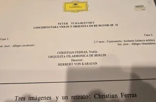 Vinilo Tchaikovsky Concierto Violín Ferras