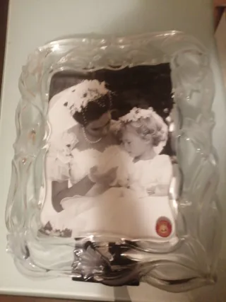 Marco de fotos cristal decorado