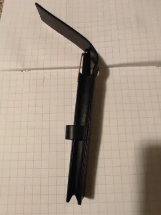 Penna Montblanc nera con dettagli oro
