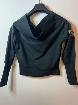 Adidas felpa nera taglia s
