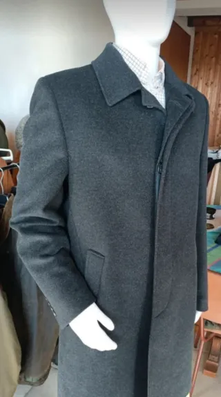 Cappotto uomo grigio taglia 54