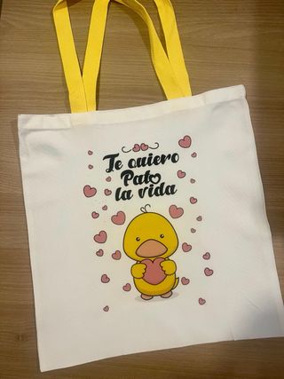Bolso decorado enamorados