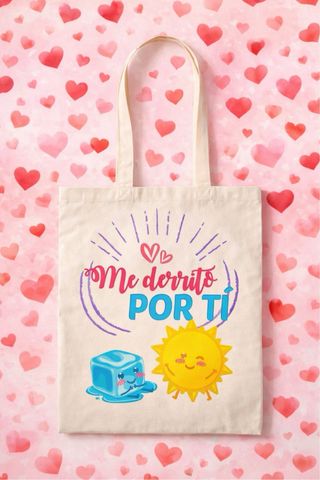 Bolso decorado enamorados
