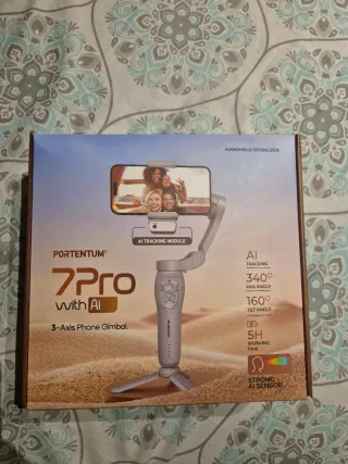 PORTENTUM 7Pro Gimbal 3-Axis con AI