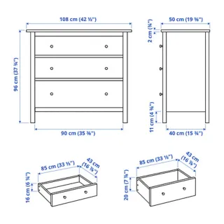 Cómoda Hemnes Ikea Amarilla Sin Abrir