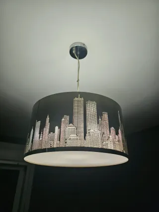 Lámpara de techo diseño ciudad
