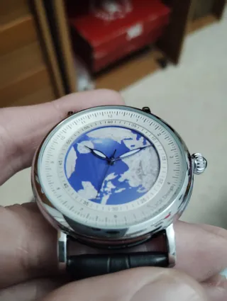 Reloj Lige Cuarzo Esfera Azul Nuevo