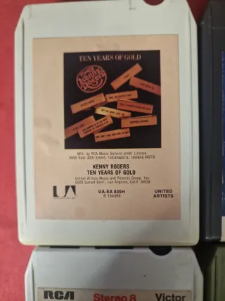 4 Cintas 8 Pistas Country Rock Soul..