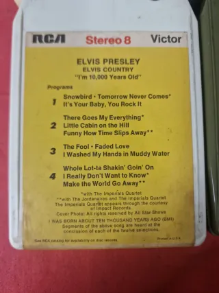 4 Cintas 8 Pistas Country Rock Soul..