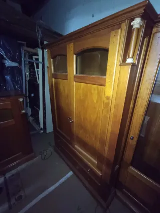 Salón comedor madera noble completo