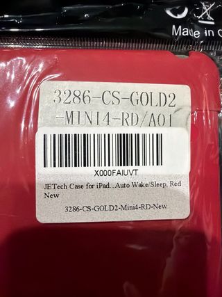 Funda JETech iPad Mini 4/5 Roja