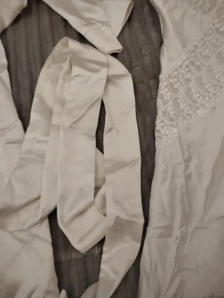 Camisón de novia con encaje