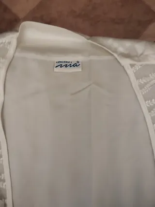 Camisón de novia con encaje