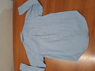 Camisa Polo Ralph Lauren Mujer Rayas Azul