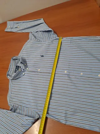 Camisa Polo Ralph Lauren Mujer Rayas Azul