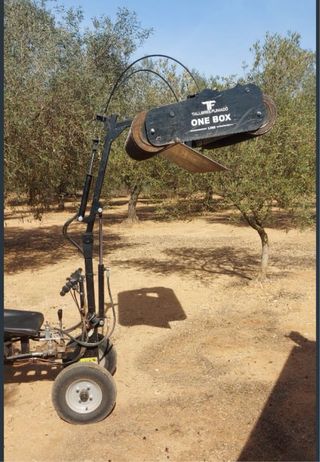 Máquina recolectora de aceitunas