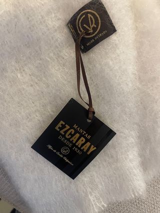 Bufanda Mohair Ezcaray Blanca