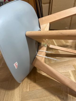 Sillas Comedor Nórdicas Plástico y Madera.
