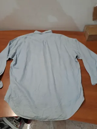 Camisa Polo Ralph Lauren Hombre 100% linen Azul