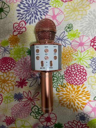 Micrófono Karaoke Rose Gold