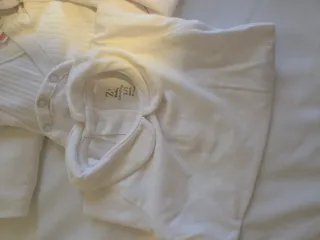 Pack 6 Bodys Bebé 1-3 Meses Blancos