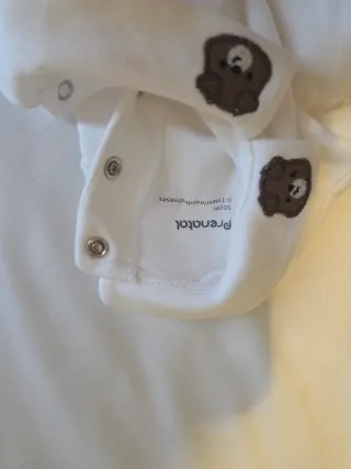 Pack 6 Bodys Bebé 1-3 Meses Blancos