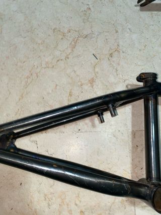 Cuadro GT y horquilla BMX negro