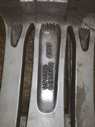 Llanta Audi 5 radios