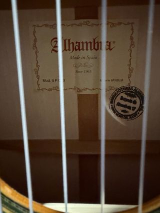 Guitarra Alhambra 5F