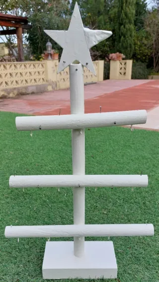 Colgador de joyas árbol blanco