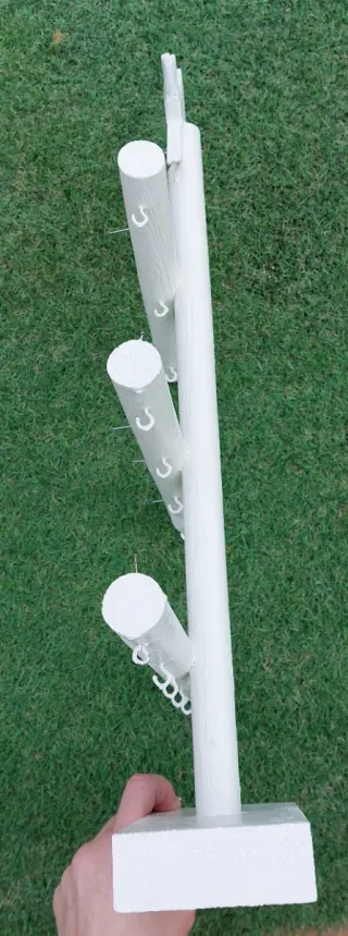 Colgador de joyas árbol blanco