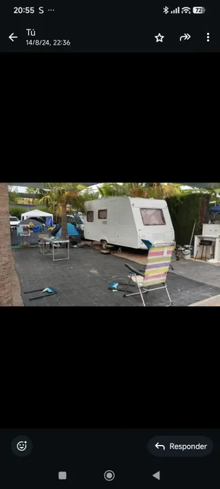 Caravana menos de 750 kg con papeles